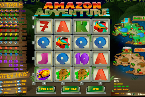 AMAZON ADVENTURE AMAYA CASINO SLOTS