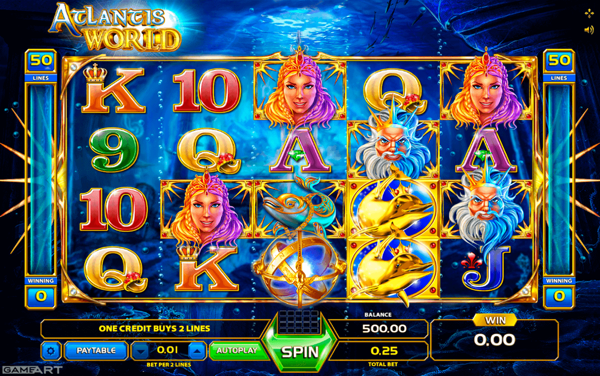 Atlantis World Slot Machine