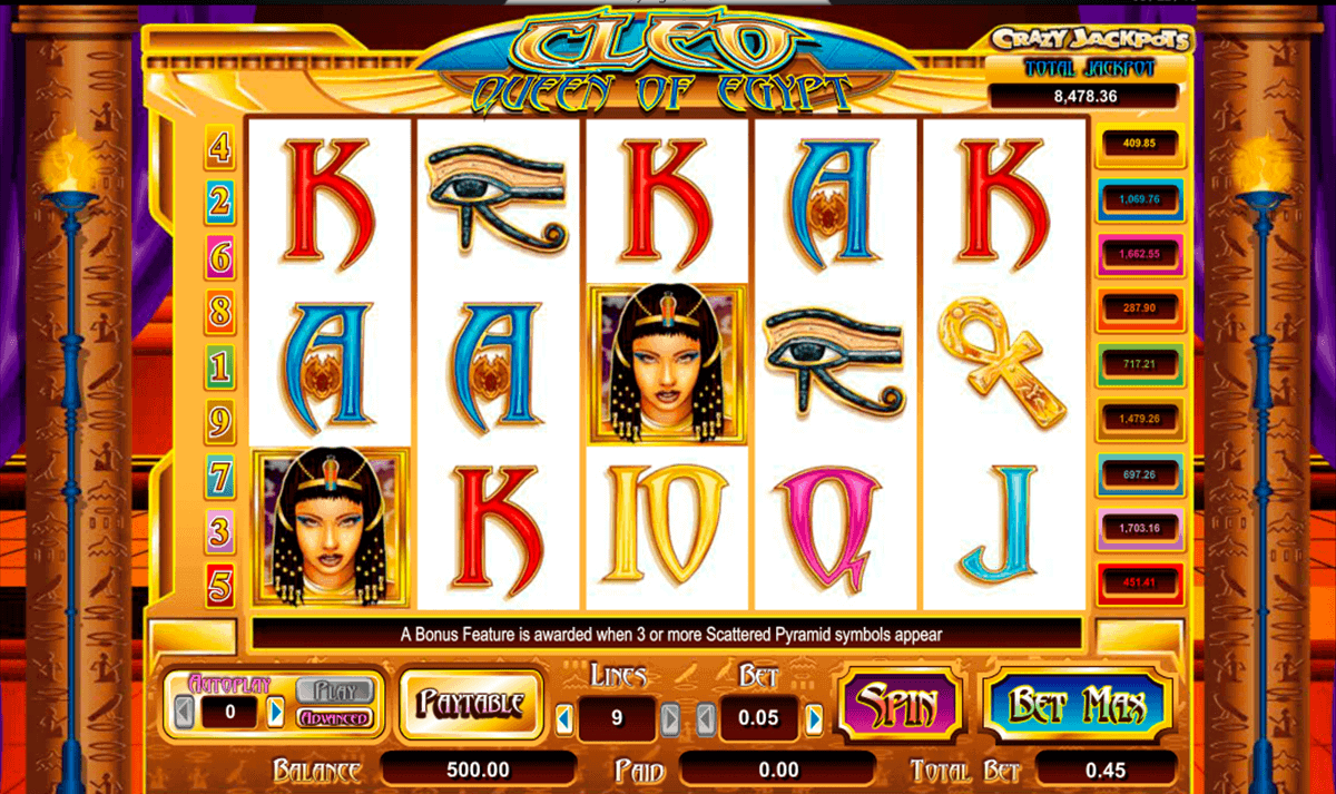 Free Slots Queen Of Egypt