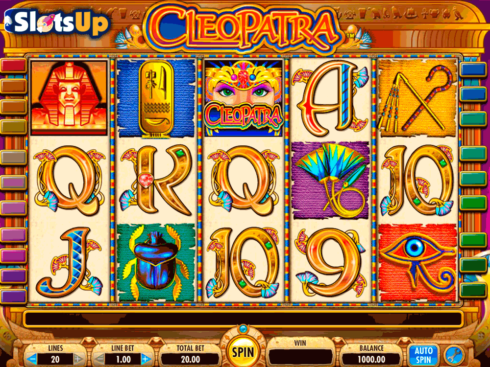 Cleopatra casino slot machine