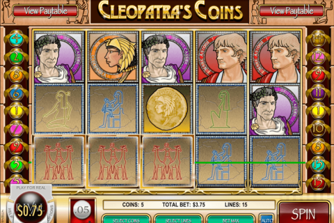 cleopatras coins rival casino slots