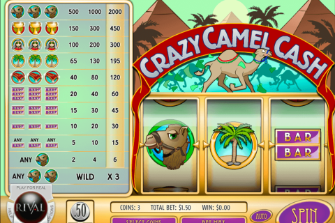 CRAZY CAMEL CASH RIVAL CASINO SLOTS