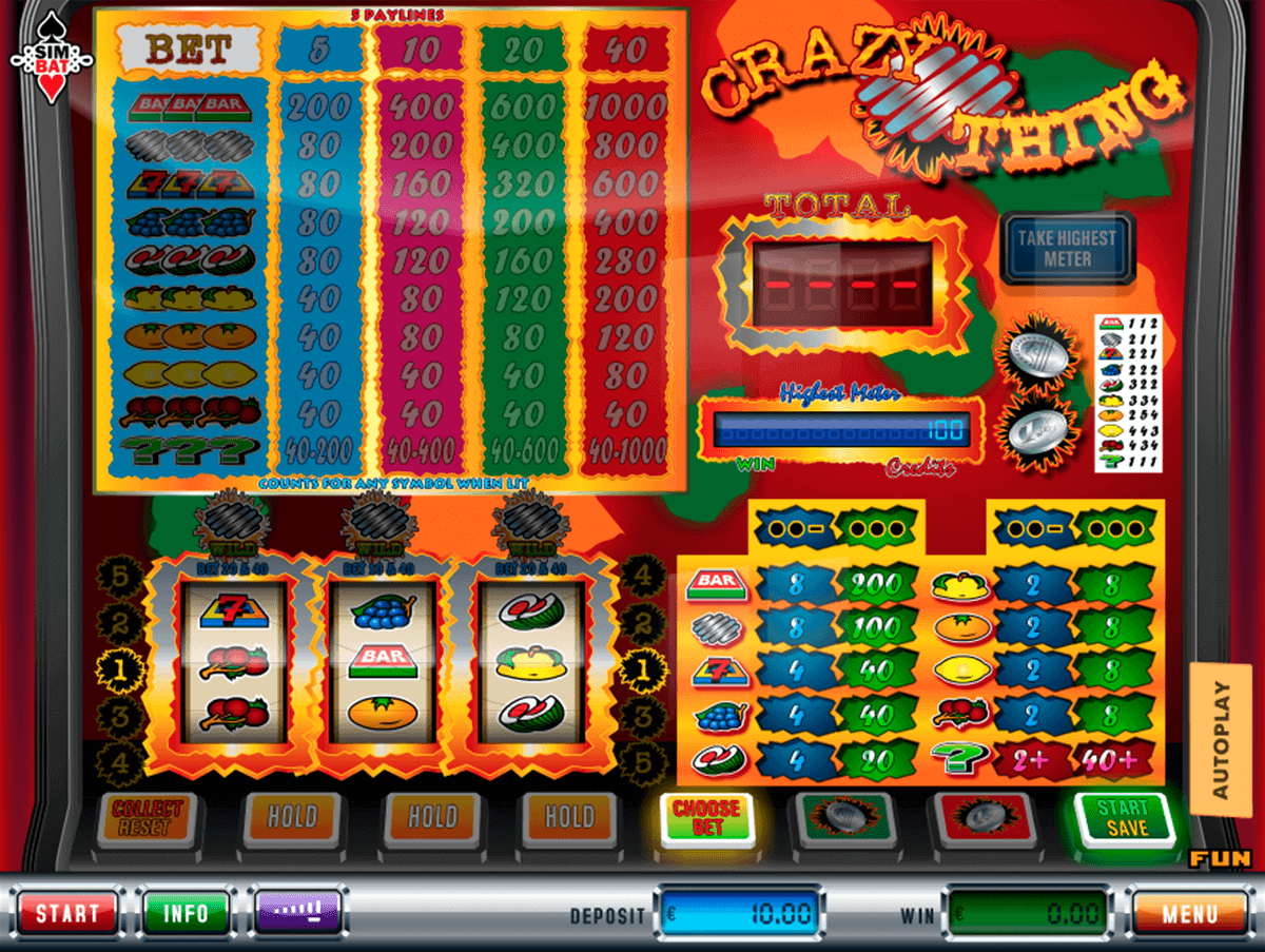 Crazy Thing Slot Machine Online ᐈ Simbat™ Casino Slots Crazy Thing Slot Machine Online ᐈ Simbat™ Casino Slots