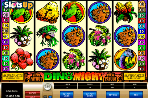 dino might microgaming casino slots 480x320