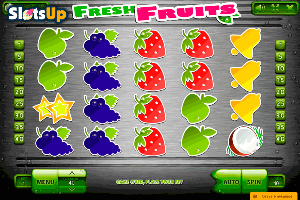 Fresh Fruits Slot - Play this Endorphina Casino Game Online Fresh Fruits Slot - Play this Endorphina Casino Game Online