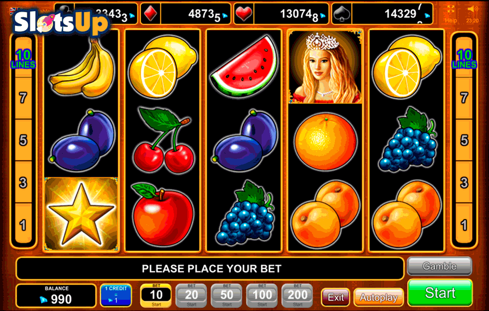 Fruit run slot machine