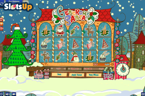 generous santa gamesos casino slots