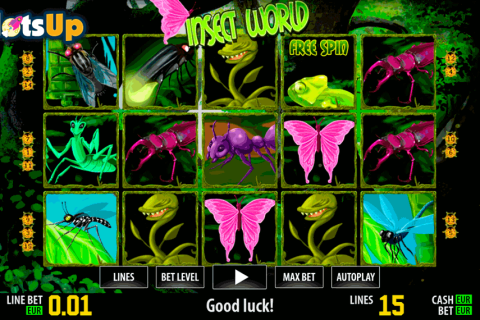 insect world hd world match casino slots 480x320