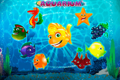 logo aquarium playson slot game