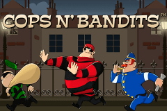 logo cops n bandits playtech slot game
