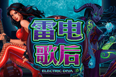 logo electric diva microgaming slot game