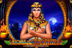 logo riches of cleopatra playson slot game