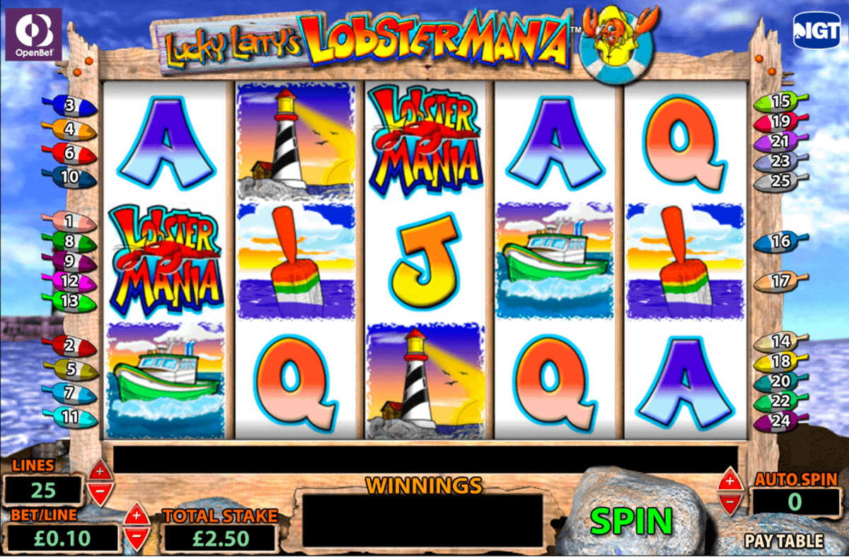 Lobstermania Casino Game