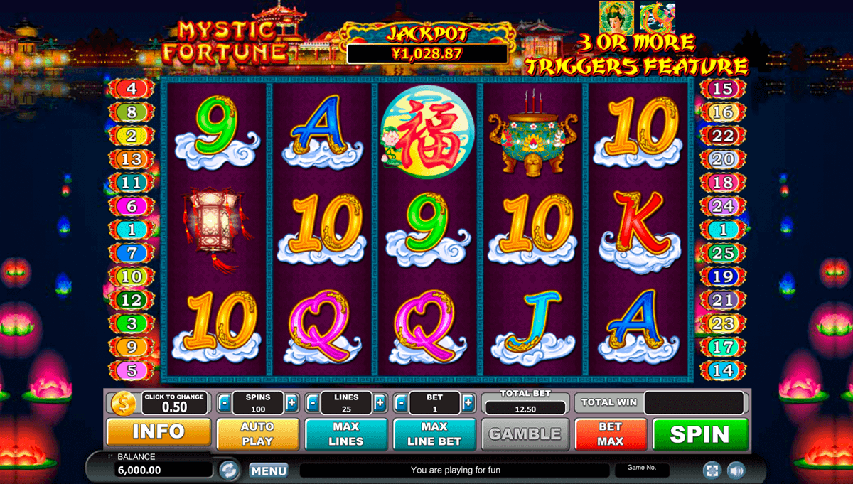Mystical fortunes slot machine online