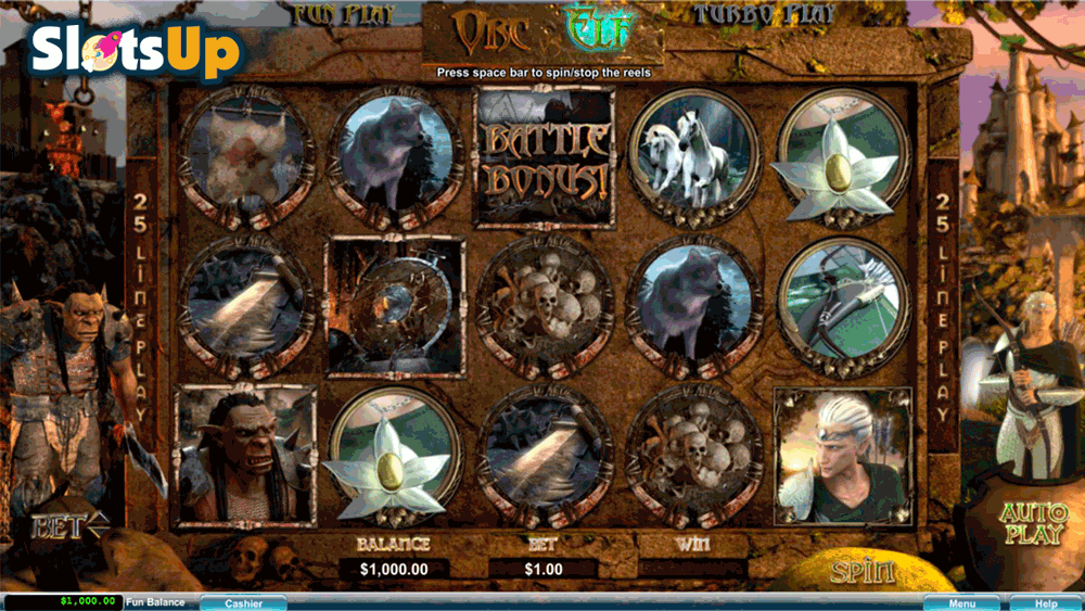 Orc vs Elf Slot Machine Online ᐈ RTG™ Casino Slots Orc vs Elf Slot Machine Online ᐈ RTG™ Casino Slots
