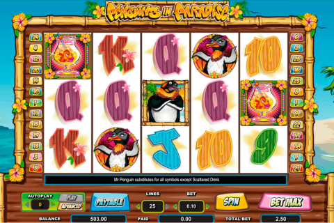 PENGUINS IN PARADISE AMAYA CASINO SLOTS