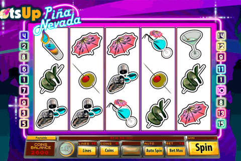 PINA NEVADA 5 REELS SAUCIFY CASINO SLOTS