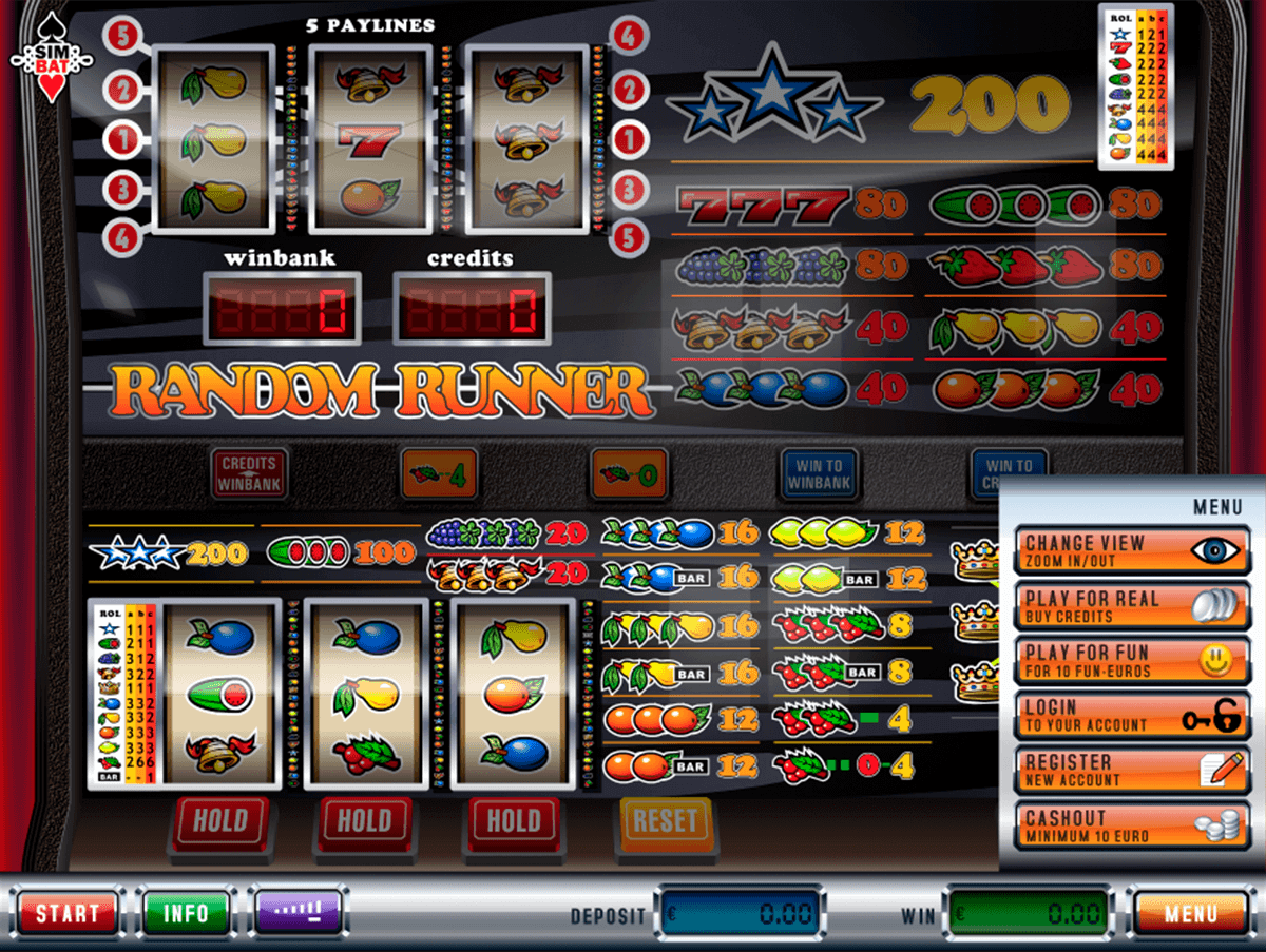 Random Runner Slot Machine Online ᐈ Simbat™ Casino Slots