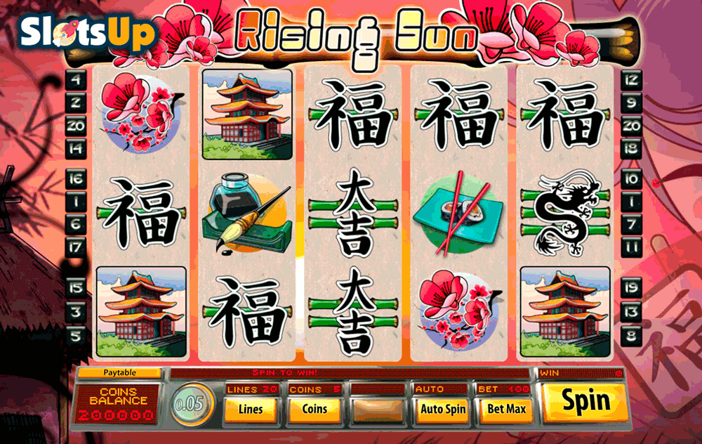 Rising Sun Online Slot Machine - Play the Saucify Slot Free Rising Sun Online Slot Machine - Play the Saucify Slot Free