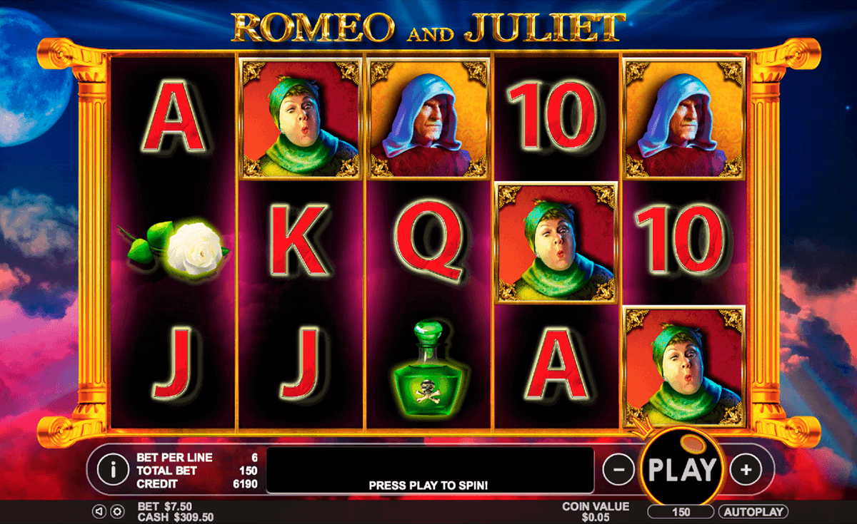 Romeo And Juliet Slot Machine