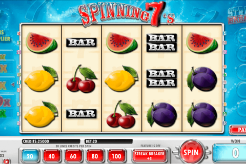 spinning 7s amaya casino slots