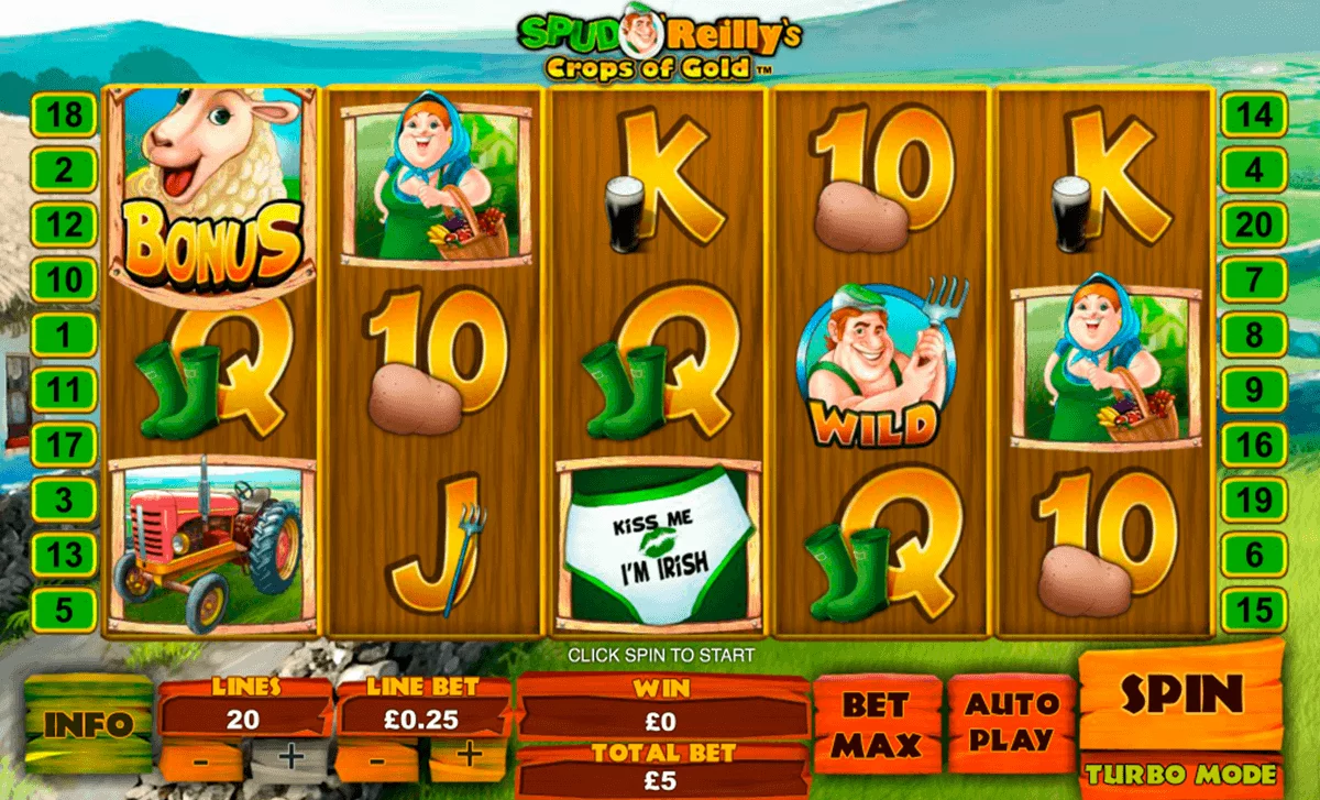 Spud O’ Reilly’s Crops of Gold Online Slot at Casino.com NZ Spud O’ Reilly’s Crops of Gold Online Slot at Casino.com NZ