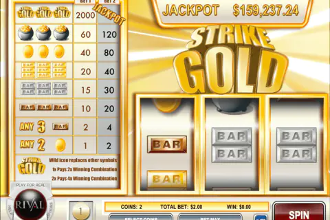 strike gold rival casino slots 480x320
