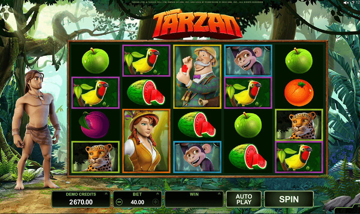 Tarzan Slot Machine Free Play