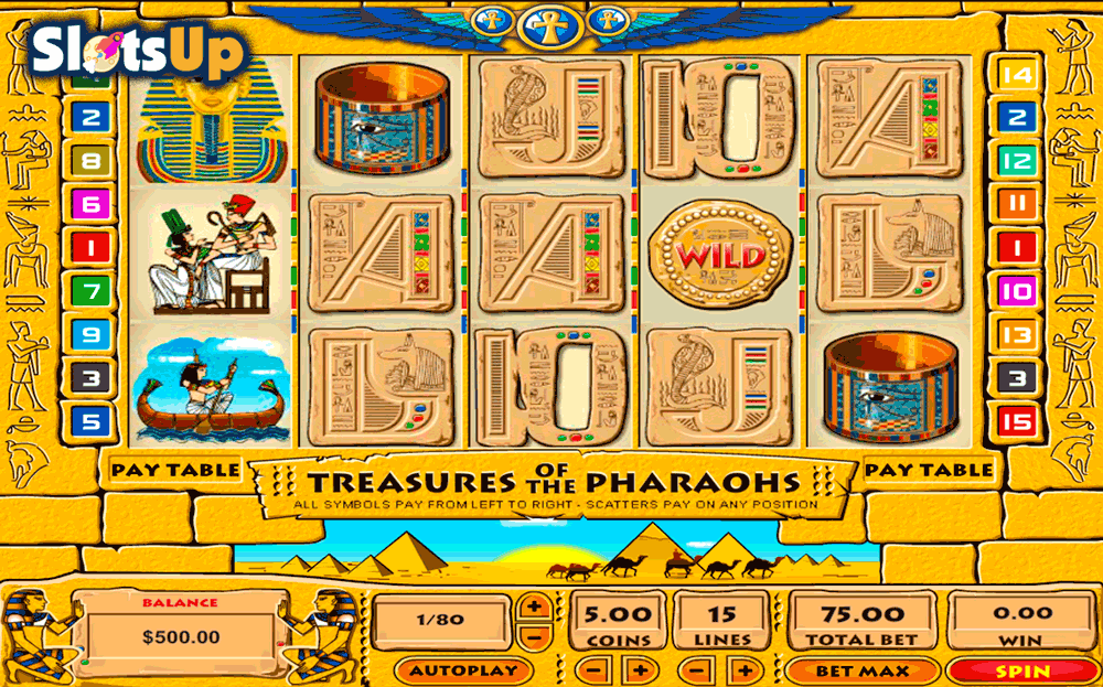 Treasures of the Pharaohs Slot Machine Online ᐈ ™ Casino Slots Treasures of the Pharaohs Slot Machine Online ᐈ ™ Casino Slots
