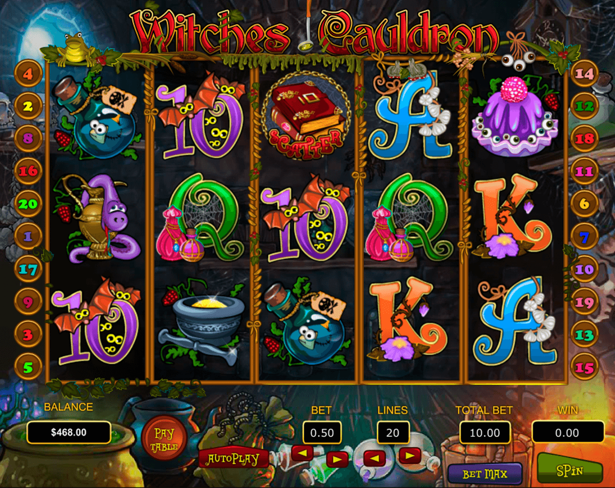 Witches Cauldron Slots - Free to Play Demo Version Witches Cauldron Slots - Free to Play Demo Version