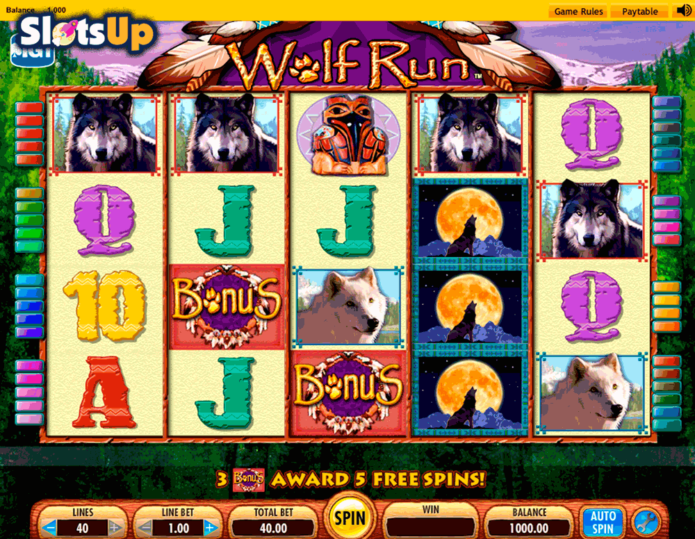 Free Casino Games Wolf Run