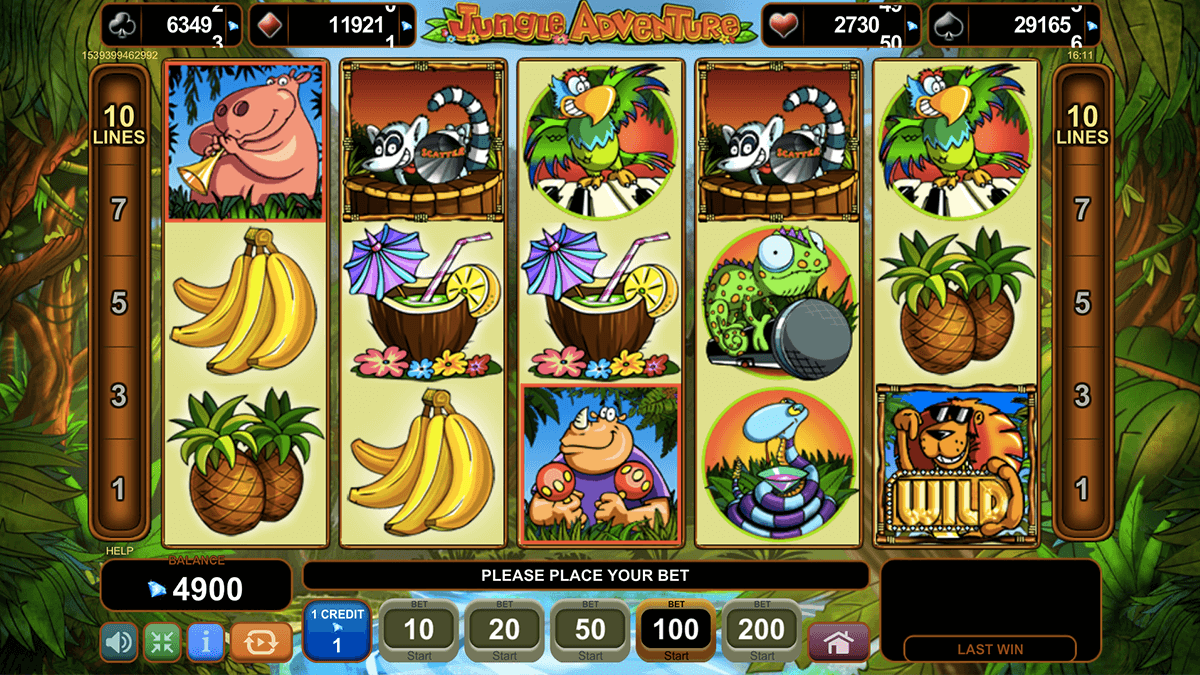 Jungle Adventure Slot Machine