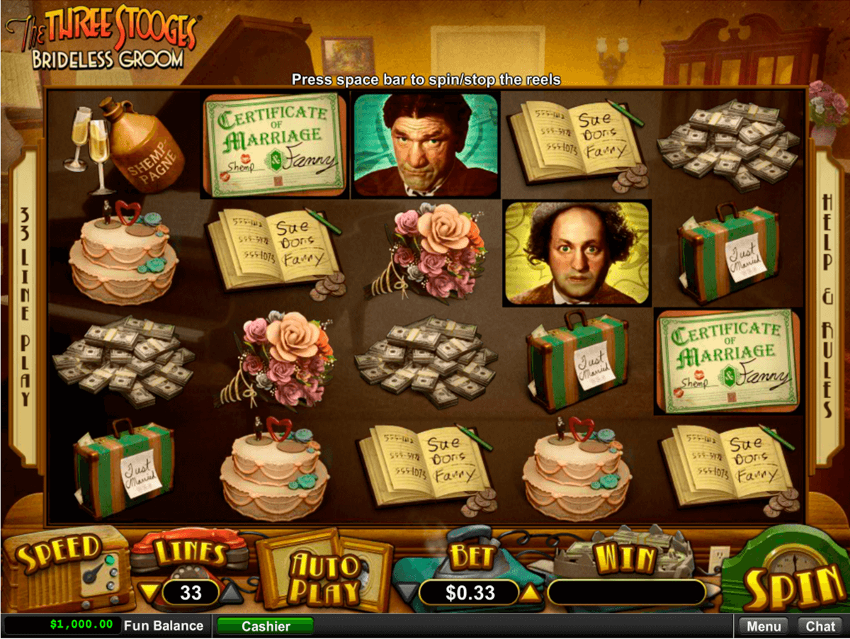 The Three Stooges - Brideless Groom Slot Machine Online ᐈ RTG™ Casino Slots The Three Stooges - Brideless Groom Slot Machine Online ᐈ RTG™ Casino Slots