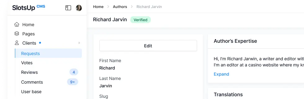 New Content Management System