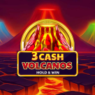 3 Cash Volcanos Hold and Win logo