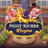 Piggy Riches Begins logo