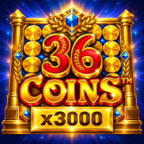 36 Coins x3000 logo