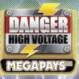 Danger High Voltage Megapays logo