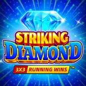 Striking Diamond Running Wins logo