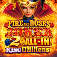 Fire and Roses Joker 2 All-In King Millions logo