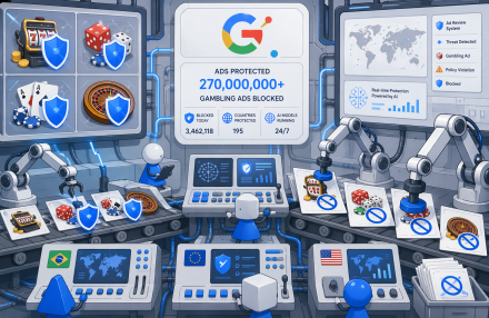 Google Blocks 270 Million Gambling Ads in 2025 as Regulatory Pressure Mounts img