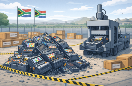 South Africa’s Limpopo Authority Collaborate to Destroy Illegal Machines img