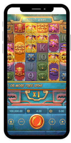 Treasures of Aztec Start Screen