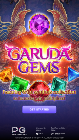 Garuda Gems Main Screen