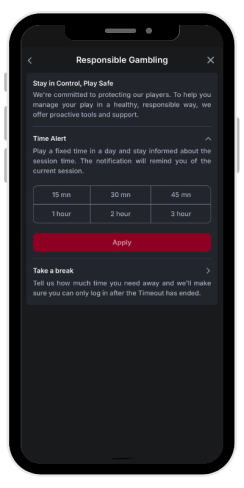 How the responsible gaming tools in an online casino Bang Bang looks