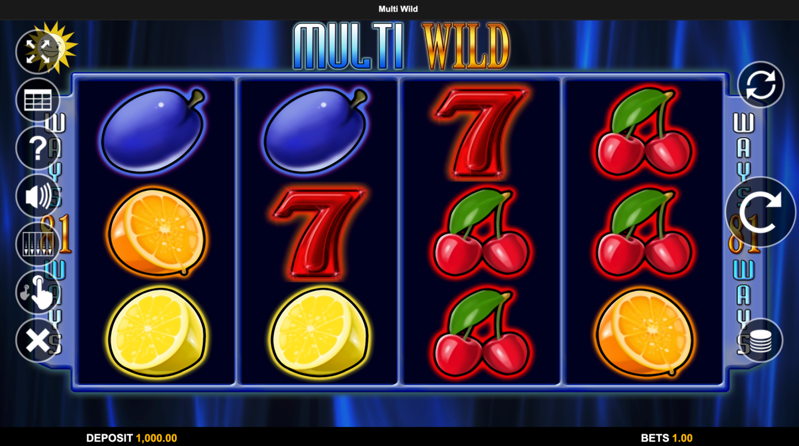 Multiple Machining Icon Play Multi Wild Free in Demo and Read Review