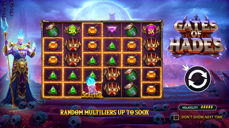 Gates of Hades Main Screen