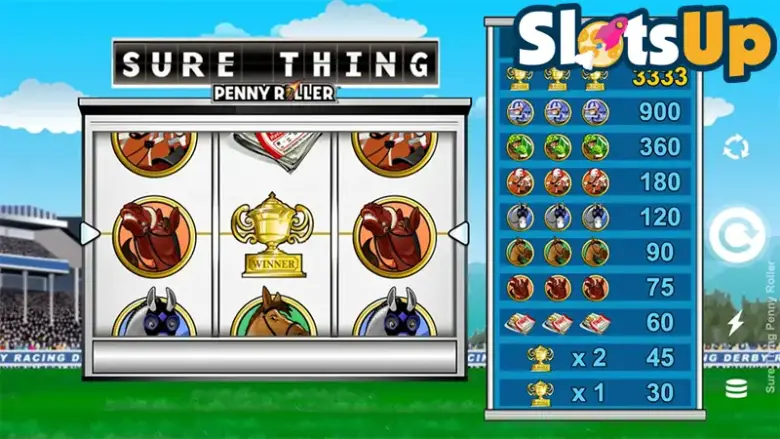 Sure Thing - Penny Roller slot demo