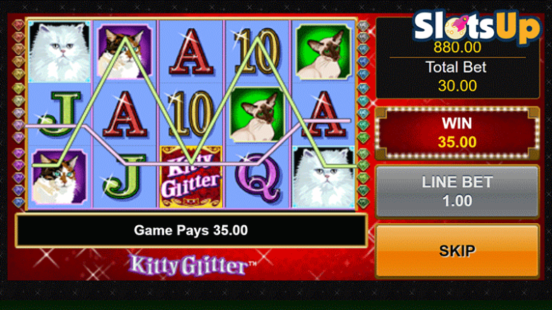 kitty glitter slot