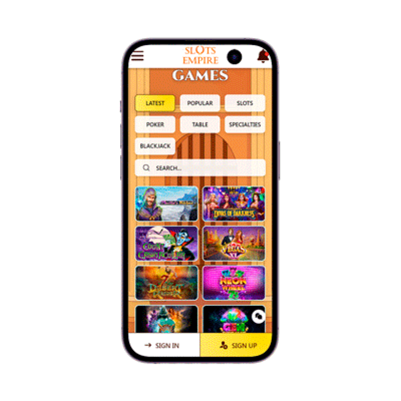 Slots Empire Casino App Games